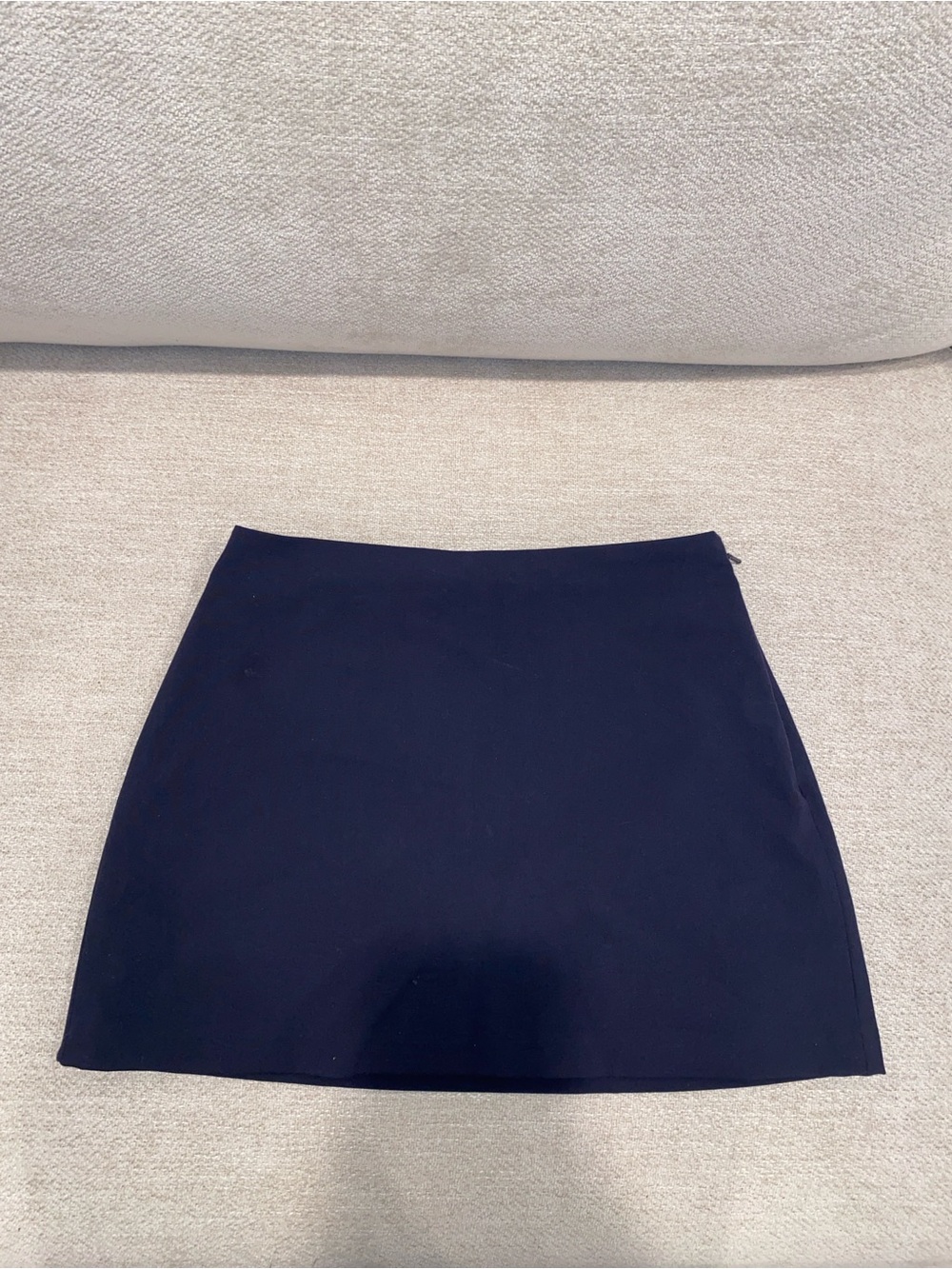 Babaton Navy Ticker Skort